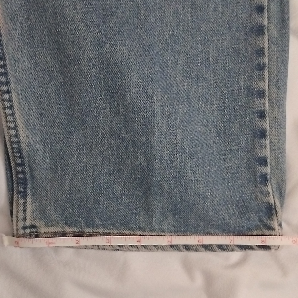 Levi's 569 Loose Straight Fit Denim Red Tab VTG 90s 100% COTTON 36x32 Blue Wash - Picture 10 of 17